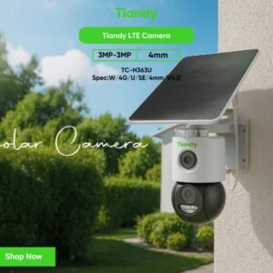 Tiandy TC-H363U Solar 4G LTE PTZ Camera 3MP