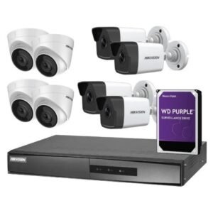 Hikvision 8-Channel CCTV Package with 1TB WD Purple HDD